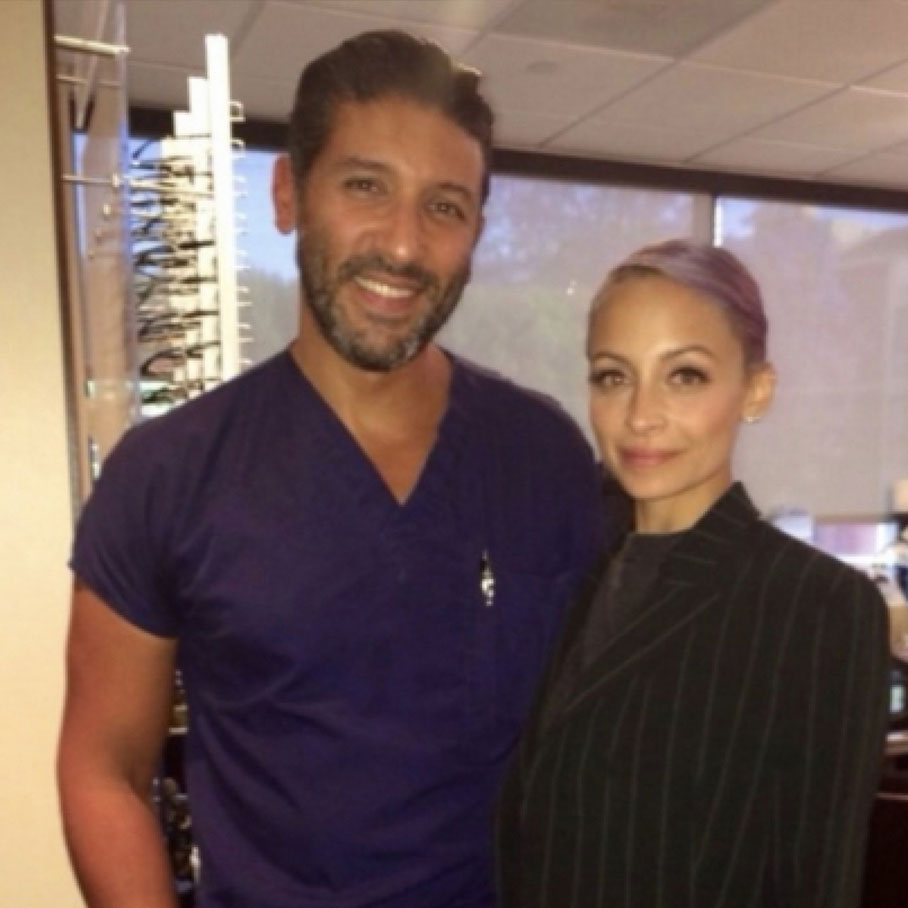 Soroudi with Nicole Richie Smiling